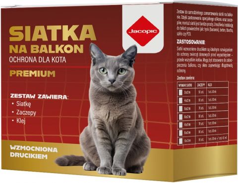 ZESTAW 40 SIATKA NA BALKON 5 X 2 m